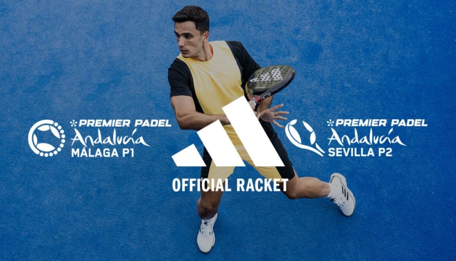adidas será la pala oficial de los torneos Premier Padel en Sevilla y Málaga